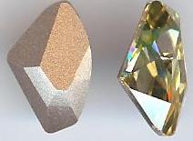 Dreamtime Crystal 4757 Galactic Fancy Stone Crystal Lemon 19x11.5mm